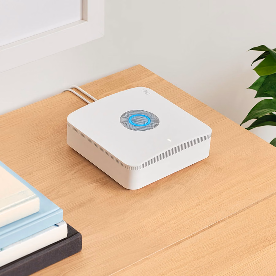 Alarm Pro-basisstation met ingebouwde griezelige Wi-Fi 6-router