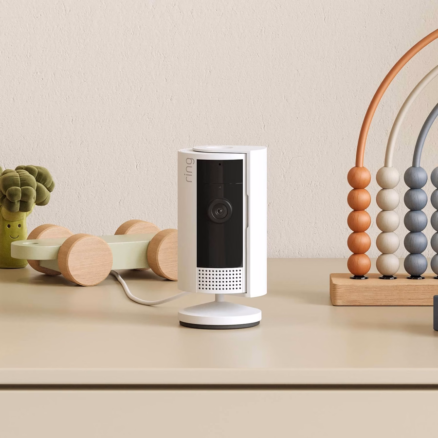 KIDDE bekabelde slimme rook- en koolmonoxidemelder + binnencamera (2e generatie) Werkt met het Ring Alarm-beveiligingssysteem