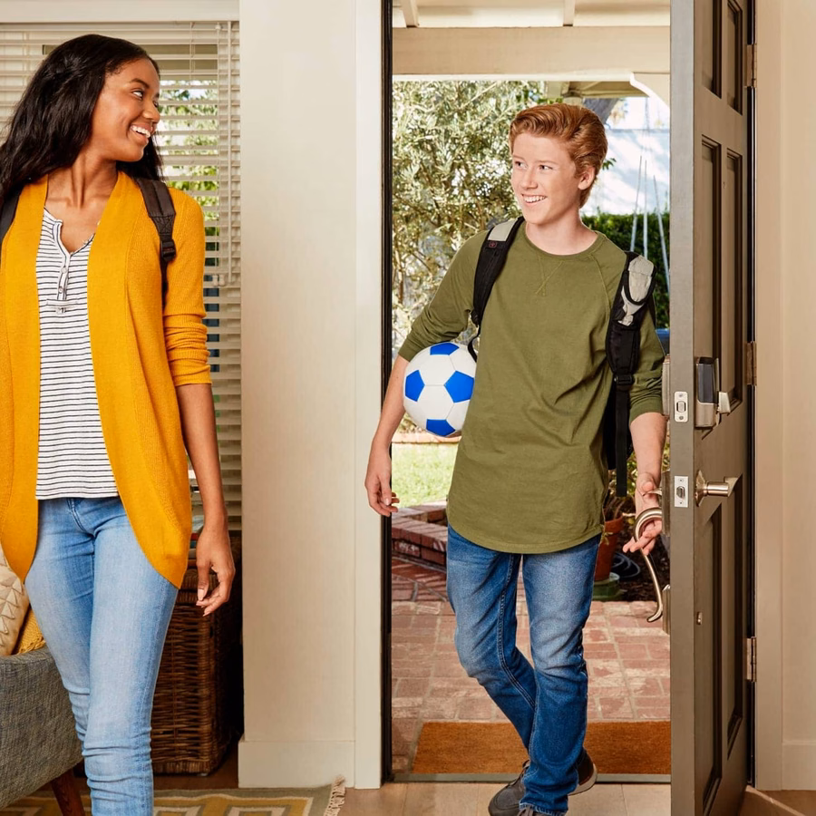 Schlage Encode Smart WiFi Deadbolt met Camelot Trim Werkt met Ring Video Deurbellen en camera's